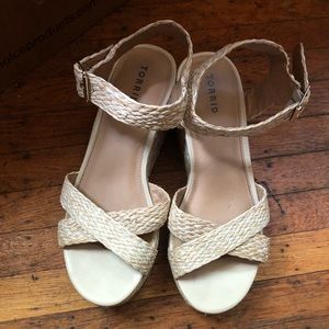 Torrid wedge sandals size 12 gently used